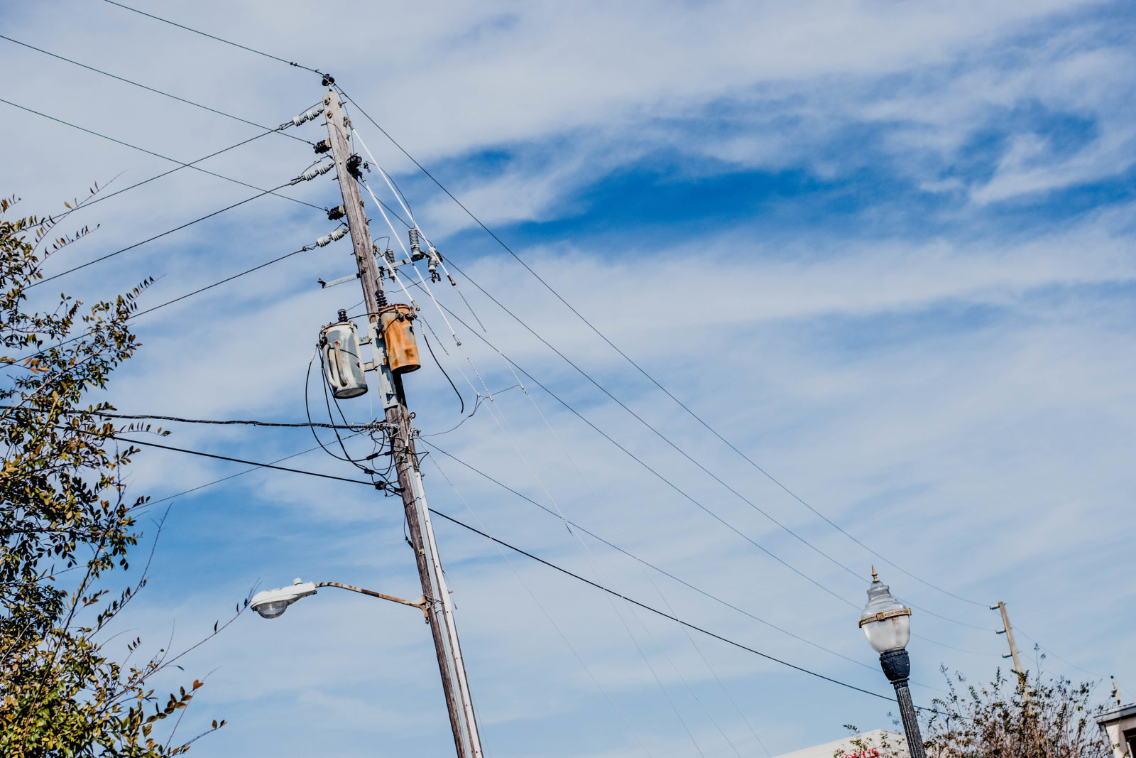 Electric lines in Winter Park.