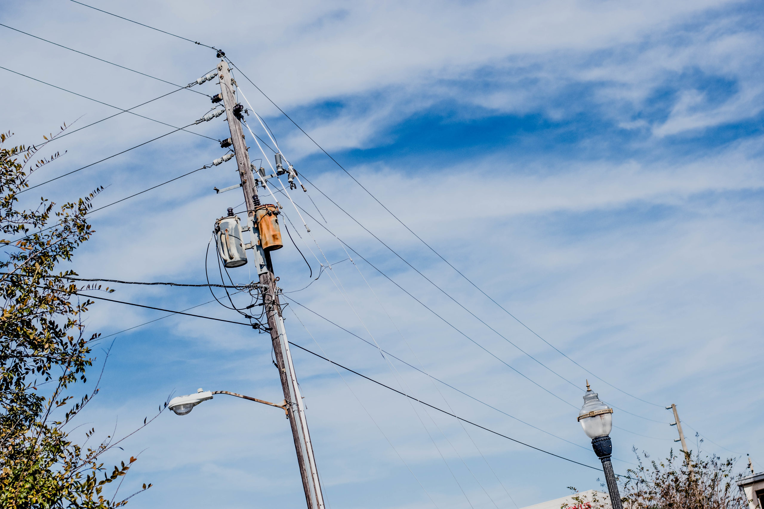 Electric lines in Winter Park.