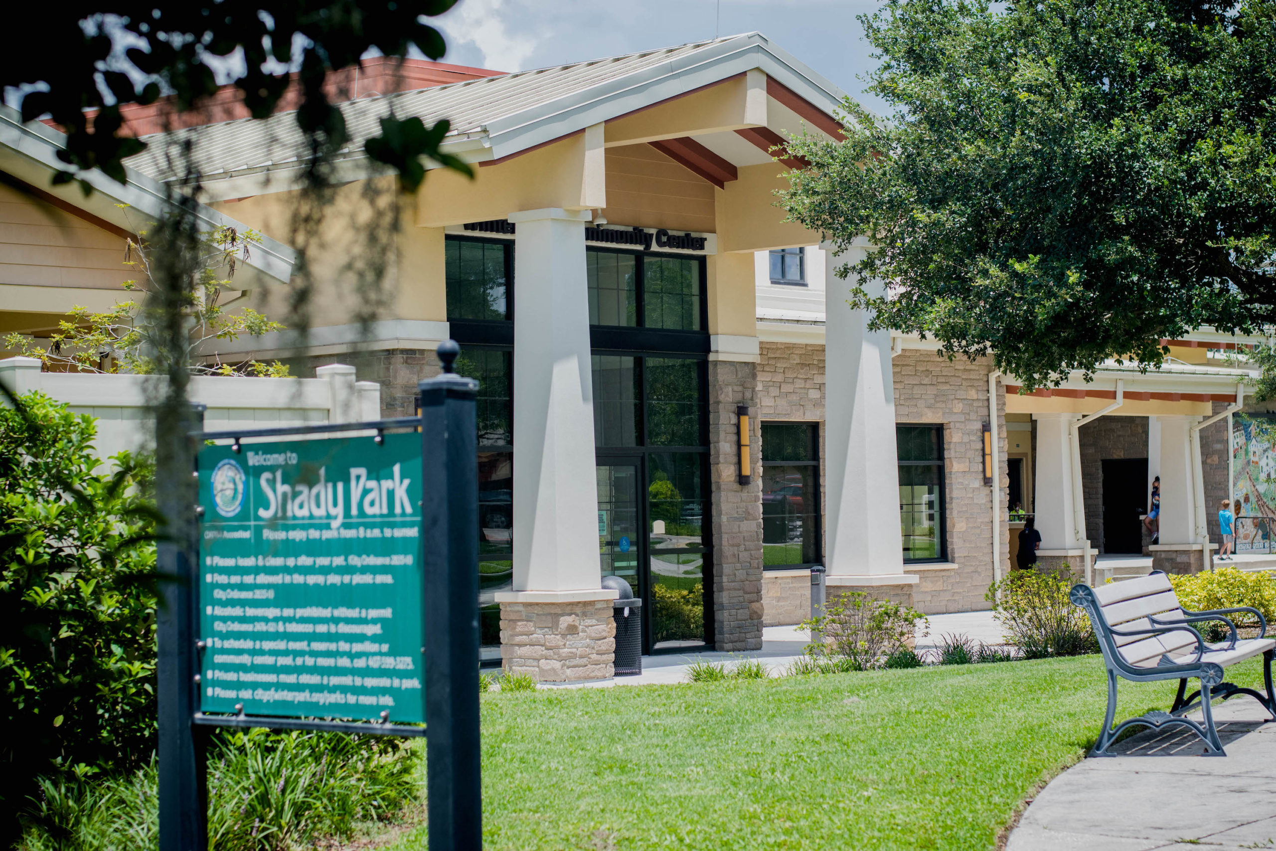Exterior of Winter Park Community Center