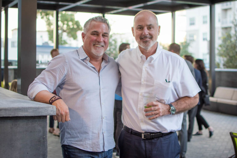Developers Dan Bellows and Richard Haines cited “pent-up demand” as the reason behind the new SpringHill Suites hotel. Photos by: Abigail Waters